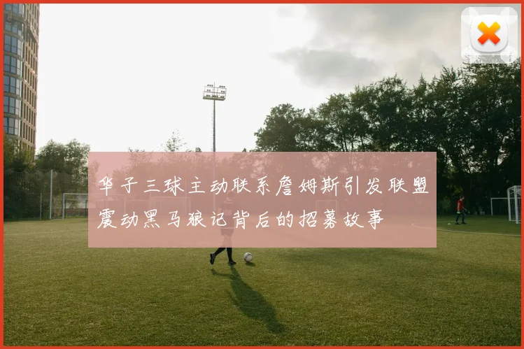 华子三球主动联系詹姆斯引发联盟震动黑马狼记背后的招募故事